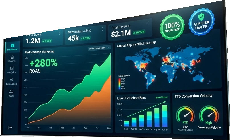 TappnGroww Real-Time Growth Analytics & ROAS Telemetry
